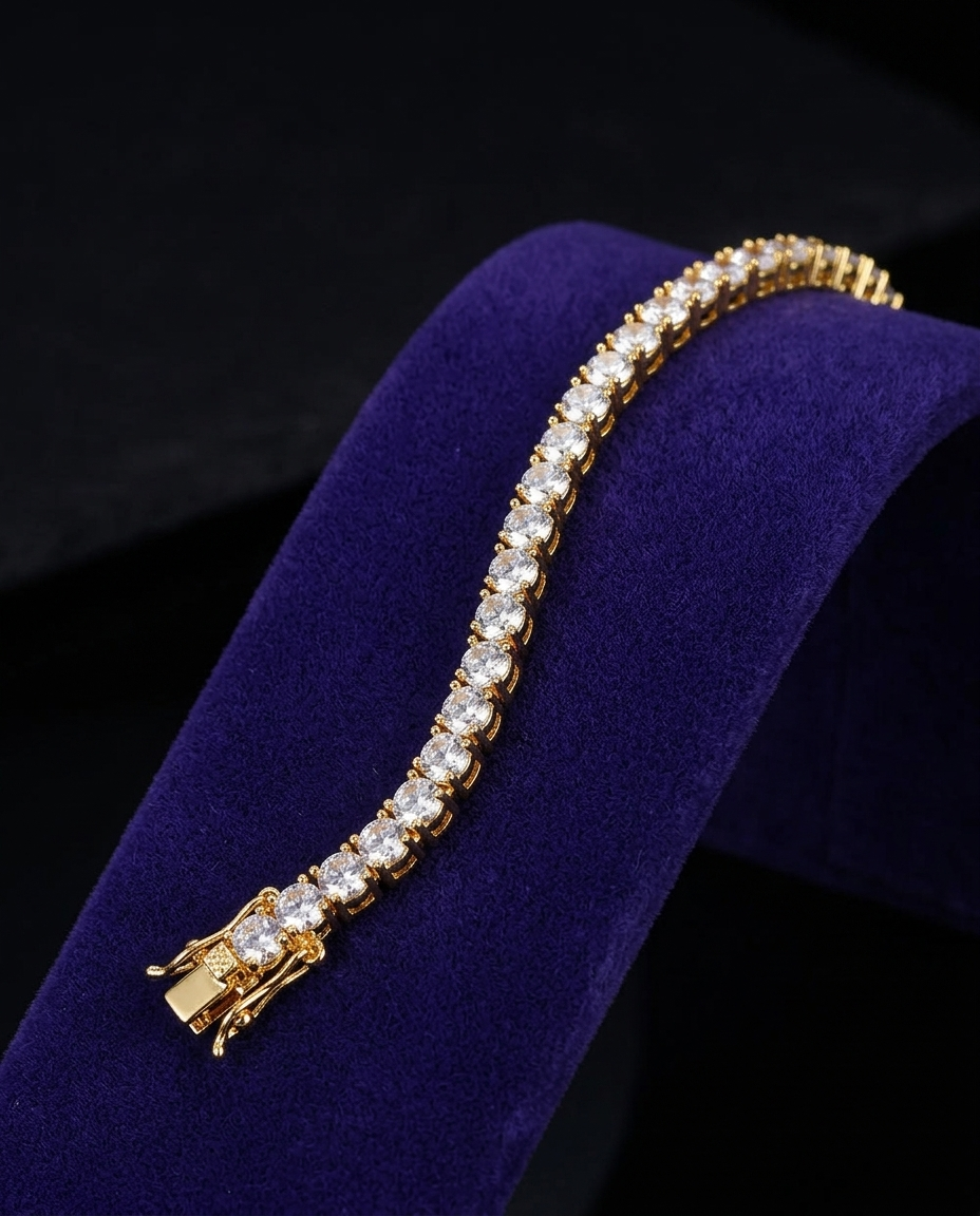 5A CZ Tennis Bracelet 6mm Round — Showtime Gems