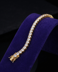 5A CZ Tennis Bracelet 6mm Round — Showtime Gems
