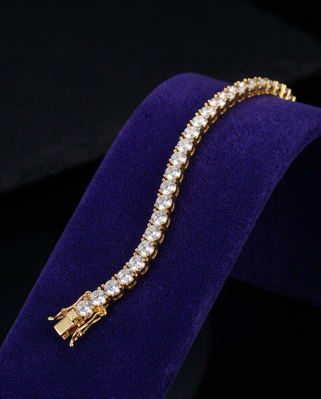 5A CZ Tennis Bracelet 6mm Round — Showtime Gems