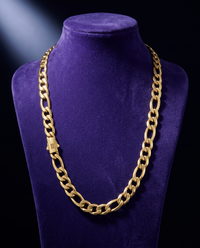 Figaro Chain Necklace necklace on royal purple velvet — Showtime Gems